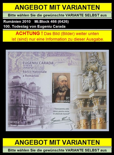 Romania 2010 eugeniu - 2010, carada