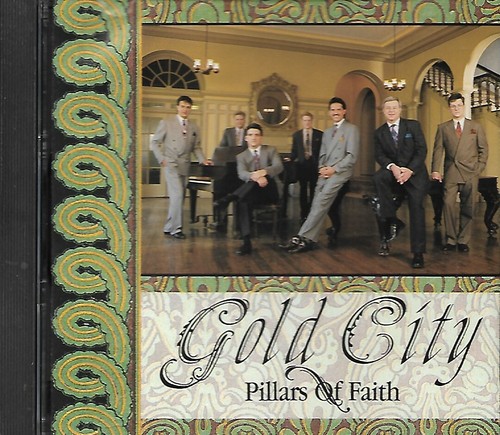 Gold city pillars - gold, city..........."pillars