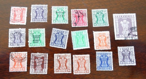 India francobolli usati - francobolli,