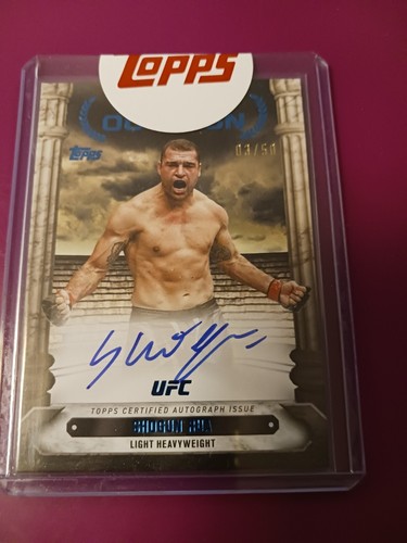 2014 topps ufc knockout blue - ufc,